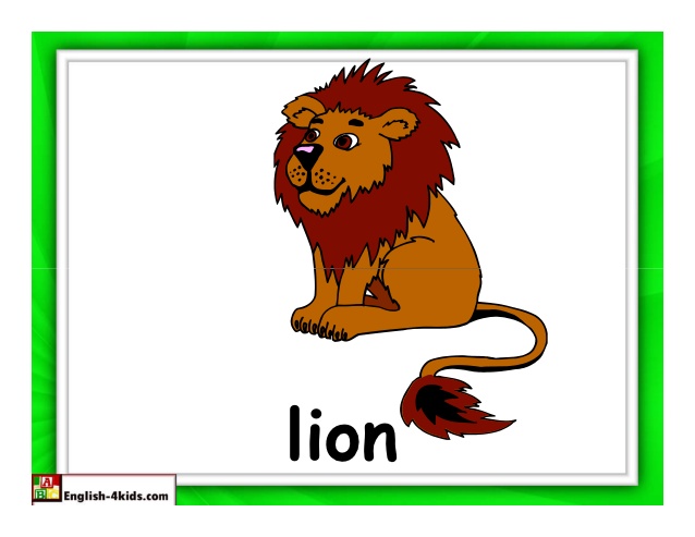 Как переводится лев. Лев по английскому. Карточка с изображением Льва. Лев карточка на английском. Лев на английском для детей.